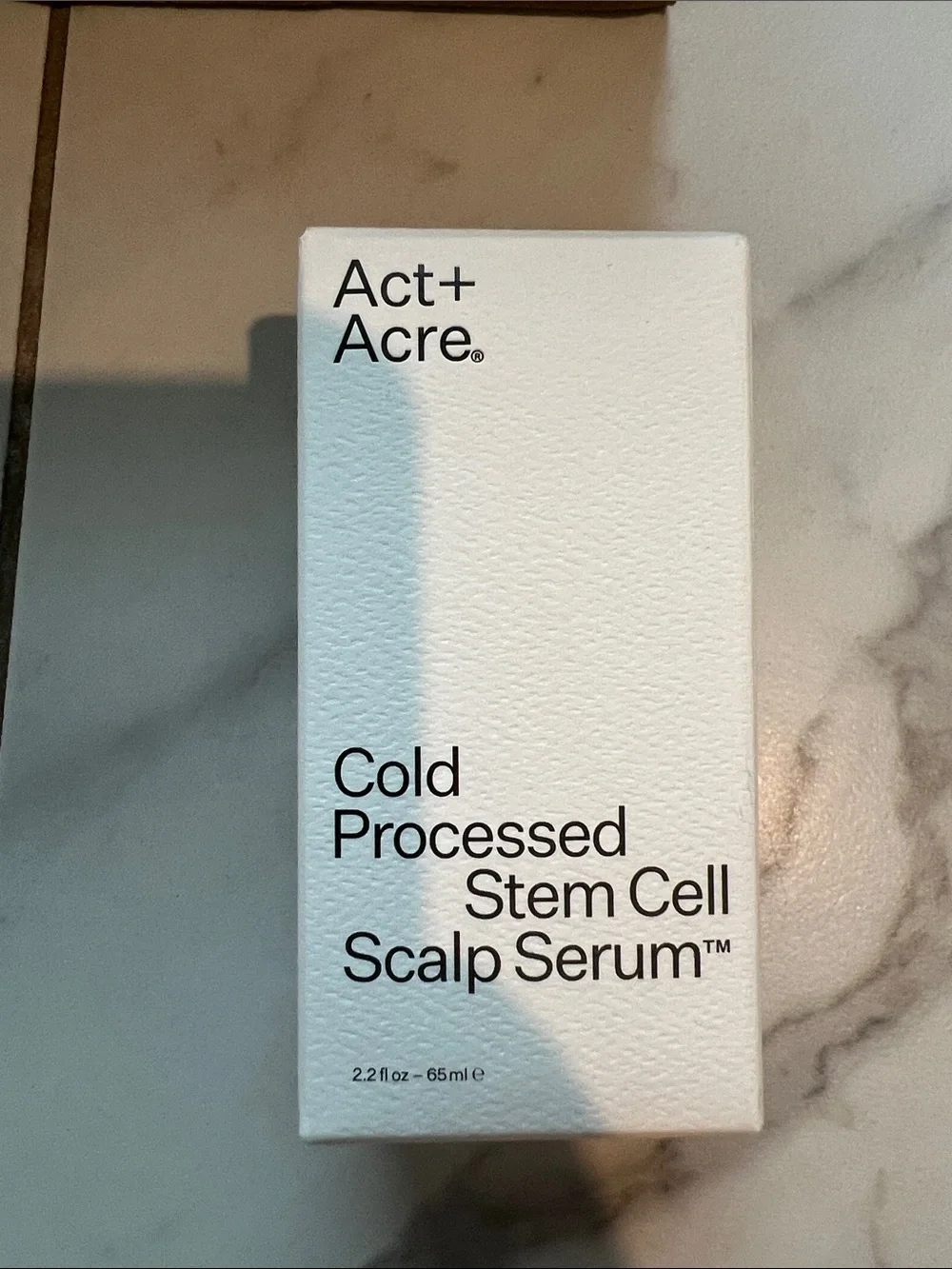 Act+Acre Clarifying Hard Water Shampoo & Scalp Serum - White